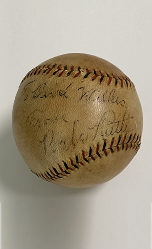 Babe Ruth 1930’s Single Signed Baseball