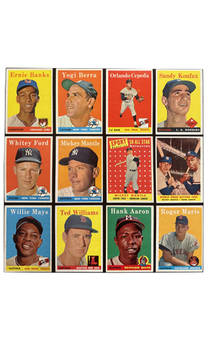 High Grade 1958 Topps Baseball Complete Set 494/494
